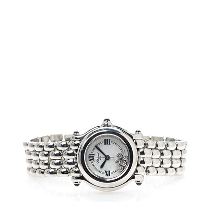 Chopard Stainless Steel 5 Diamond 26mm Happy Sport Quartz Watch 2 of 6
