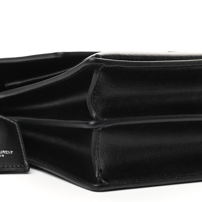 Saint Laurent Calfskin Medium Monogram Sunset Black 9 of 10