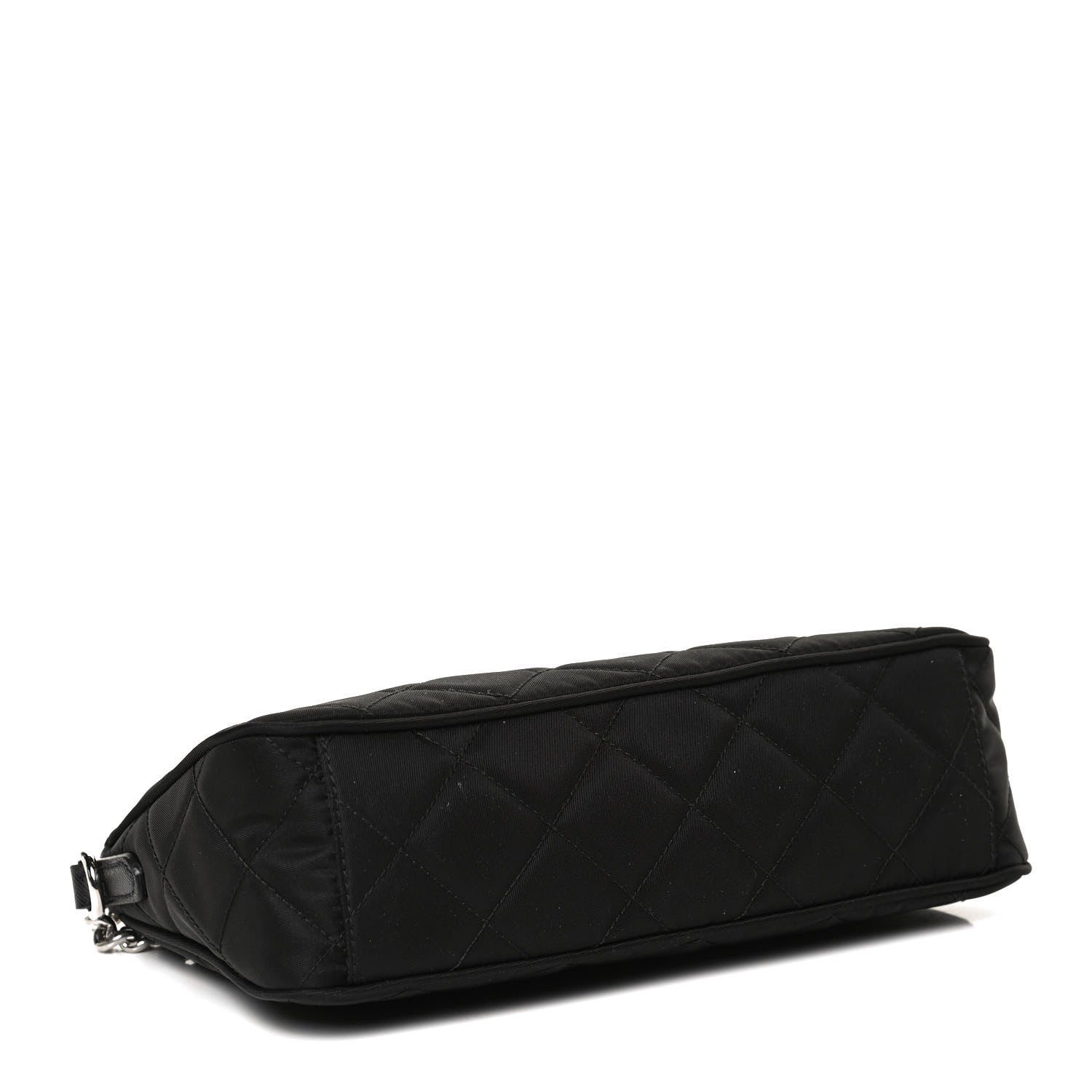 Prada Nylon Tessuto Impuntu Quilted Crossbody Bag Black 4 of 11