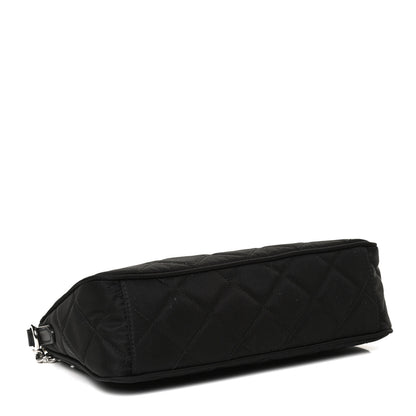 Prada Nylon Tessuto Impuntu Quilted Crossbody Bag Black 4 of 11