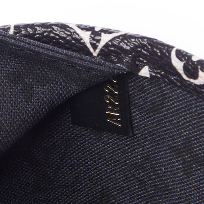 Louis Vuitton Monogram Giant Crafty Neverfull MM Creme Rouge Black 8 of 8