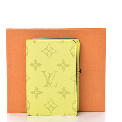 Louis Vuitton Monogram Taiga Pocket Organizer Yellow 8 of 8