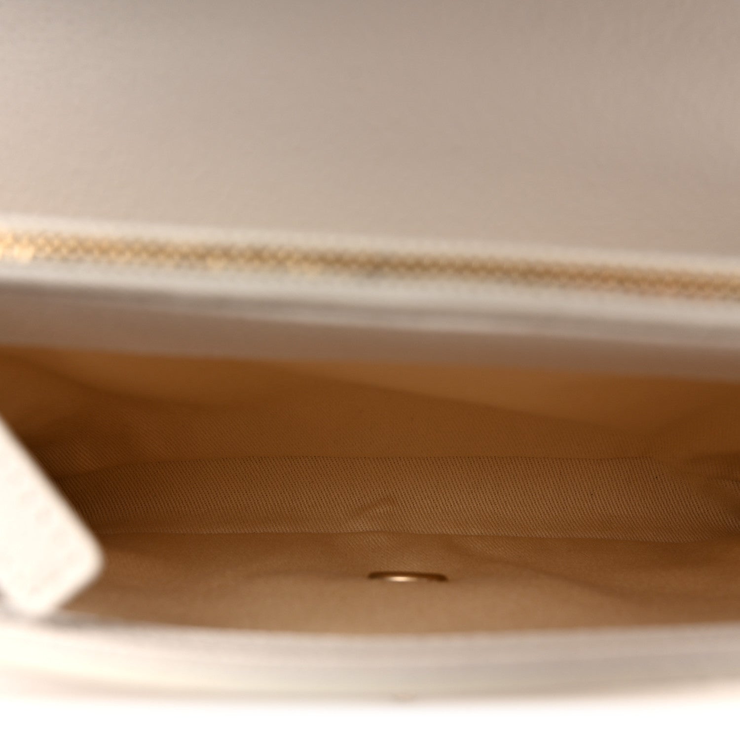 Chanel Grained Calfskin Small Stitched Flap White 5 of 10