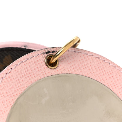 Louis Vuitton Monogram LV Mirror Bag Charm Key Holder Rose Ballerine 6 of 6