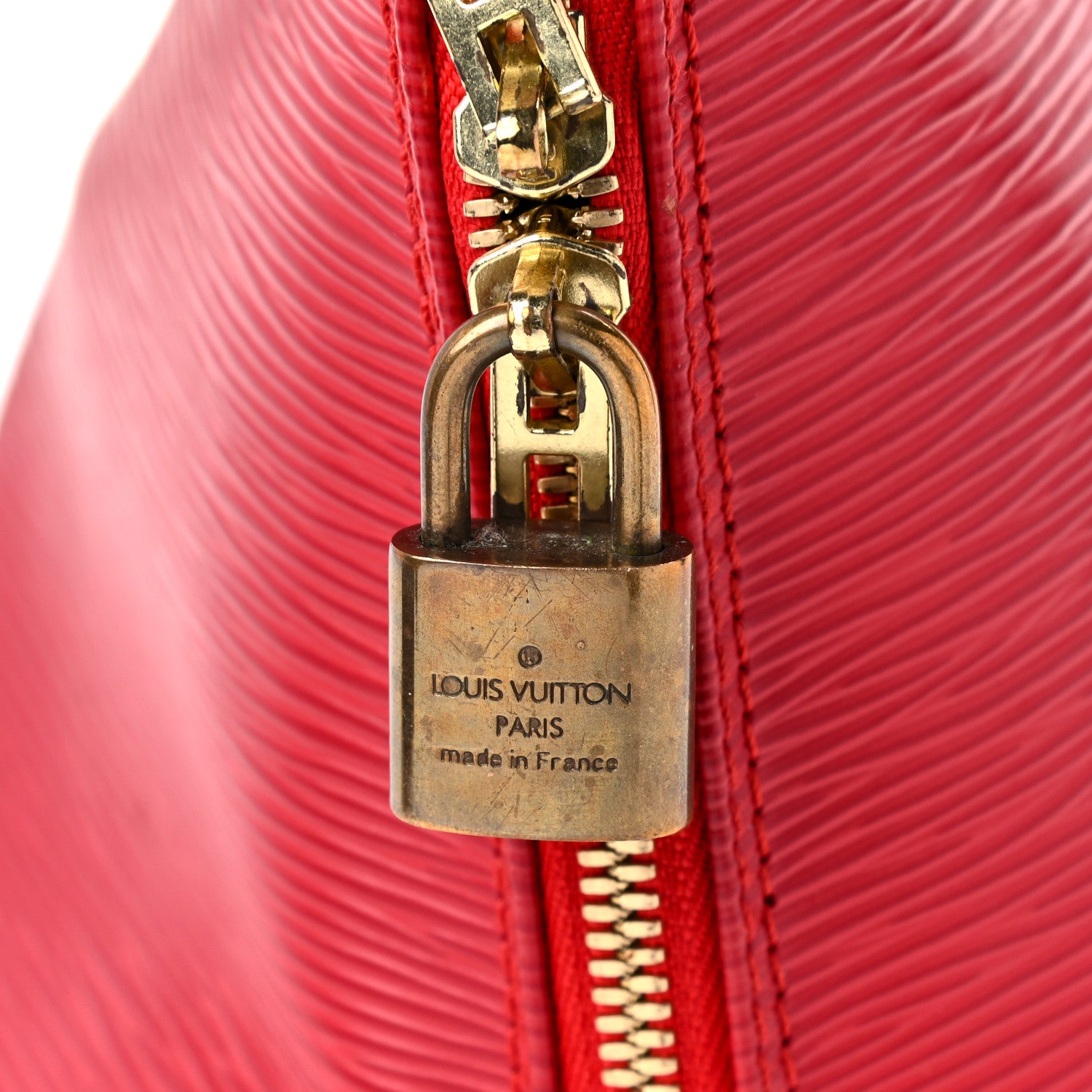 Louis Vuitton Epi Alma PM Castillan Red 20 of 22