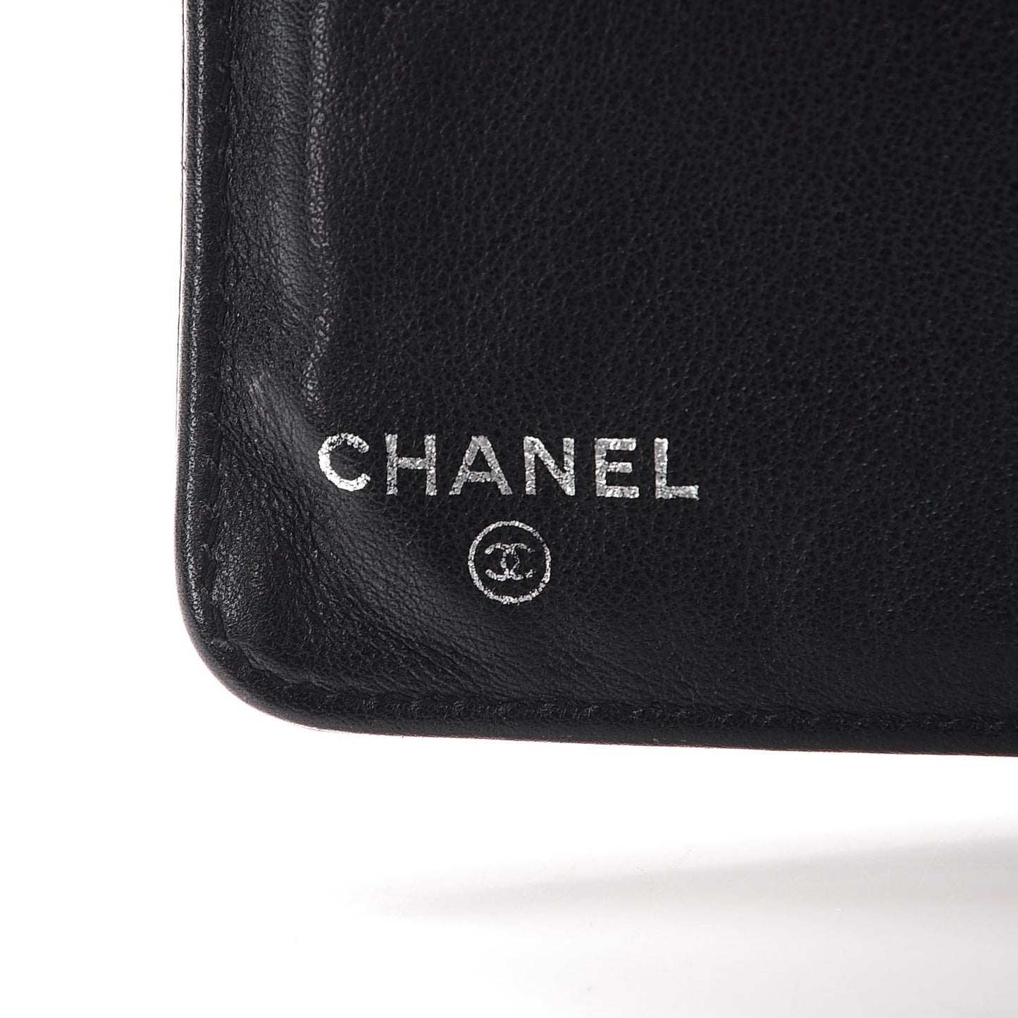 Caviar Timeless CC Zipped Pocket Wallet Black