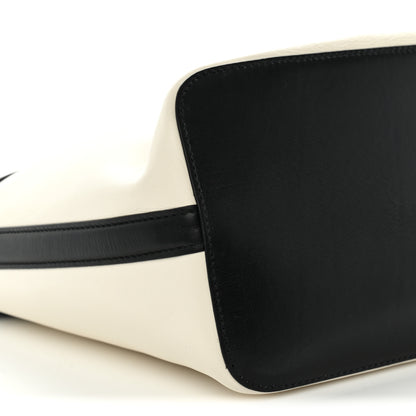 Alexander McQueen Calfskin Small The Bow Bag White Black 9 of 10