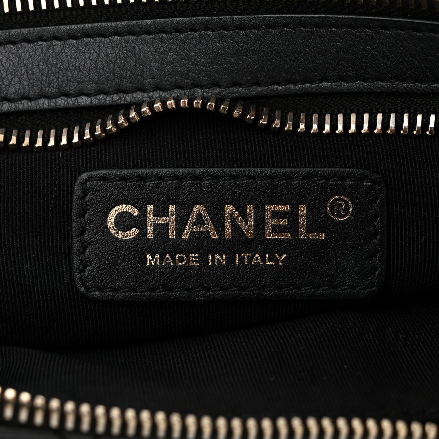 Chanel Calfskin Flap Chain Waist Bag Black 6 of 10
