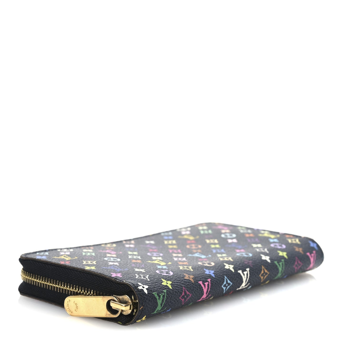 Monogram Multicolor Zippy Wallet Black Pistachio