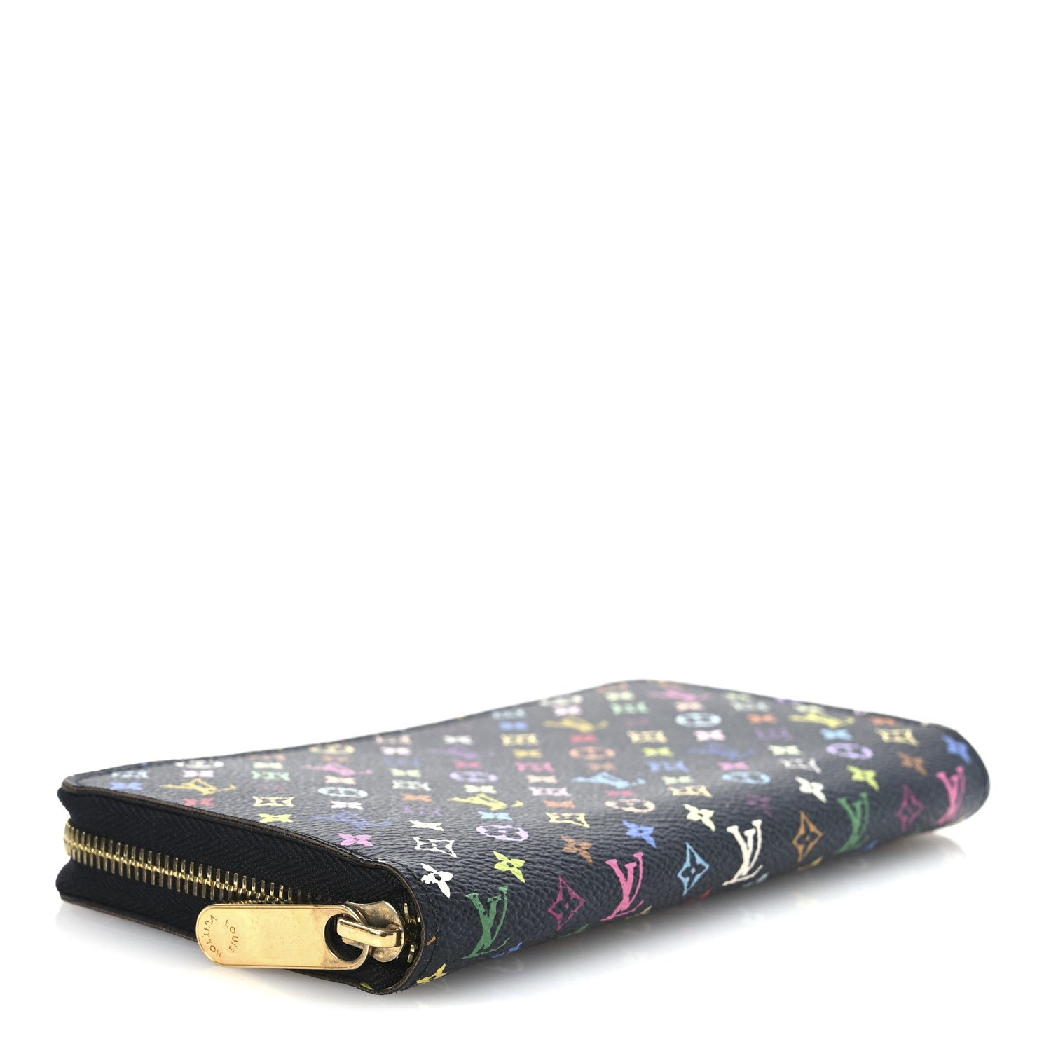 Louis Vuitton Monogram Multicolor Zippy Wallet Black Pistachio 4 of 12