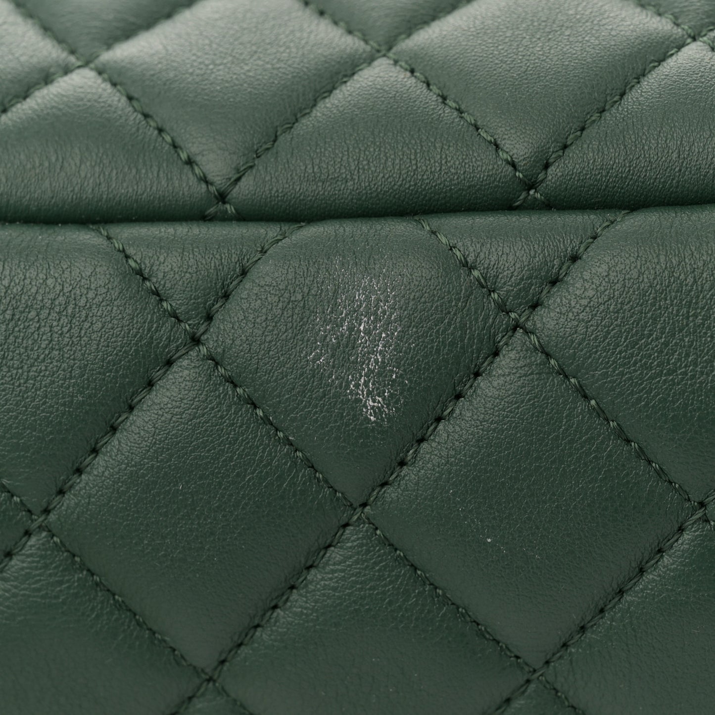 Calfskin Quilted Large Urban Spirit Backpack Dark Green