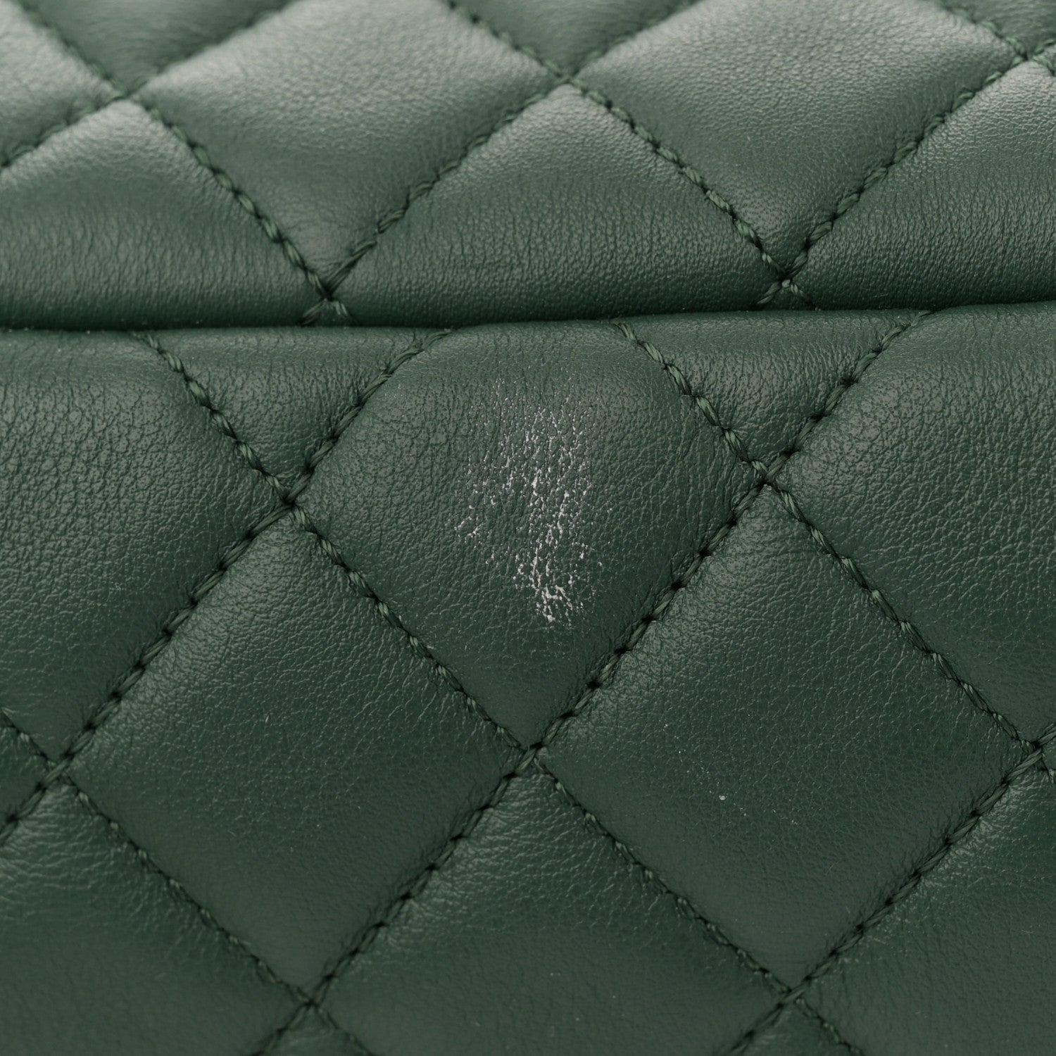 Chanel Calfskin Quilted Large Urban Spirit Backpack Dark Green 15 of 16
