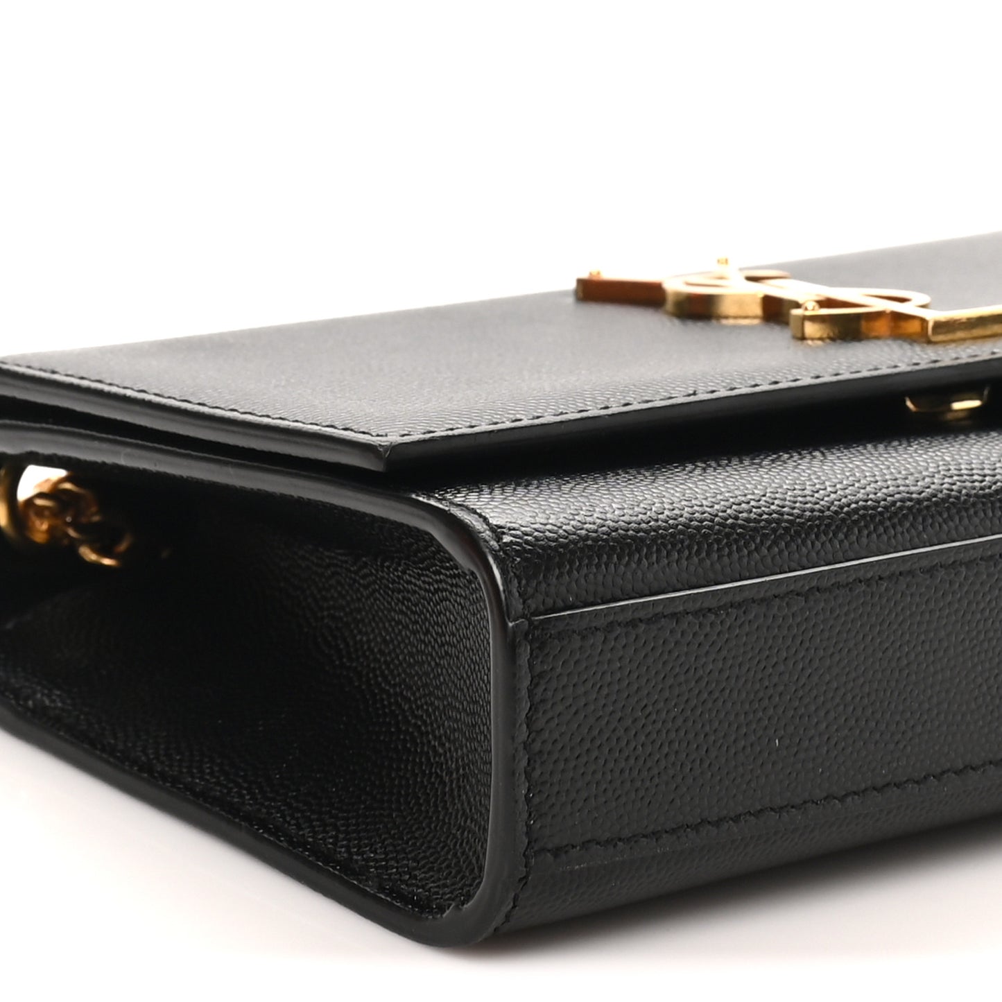 Grain De Poudre Small Classic Monogram Kate Satchel Black