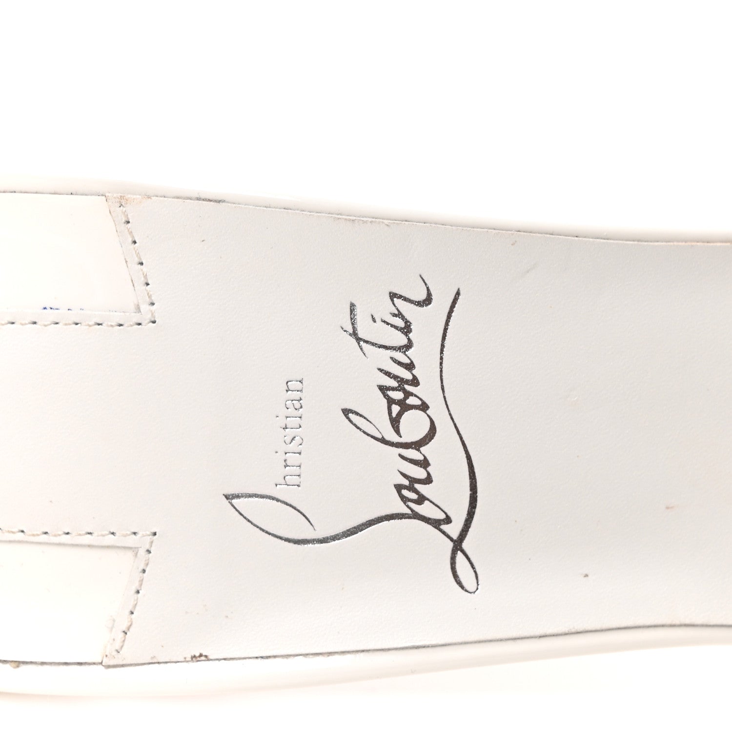 Christian Louboutin Patent Me Dolly 100 Sandals 39.5 White 8 of 8
