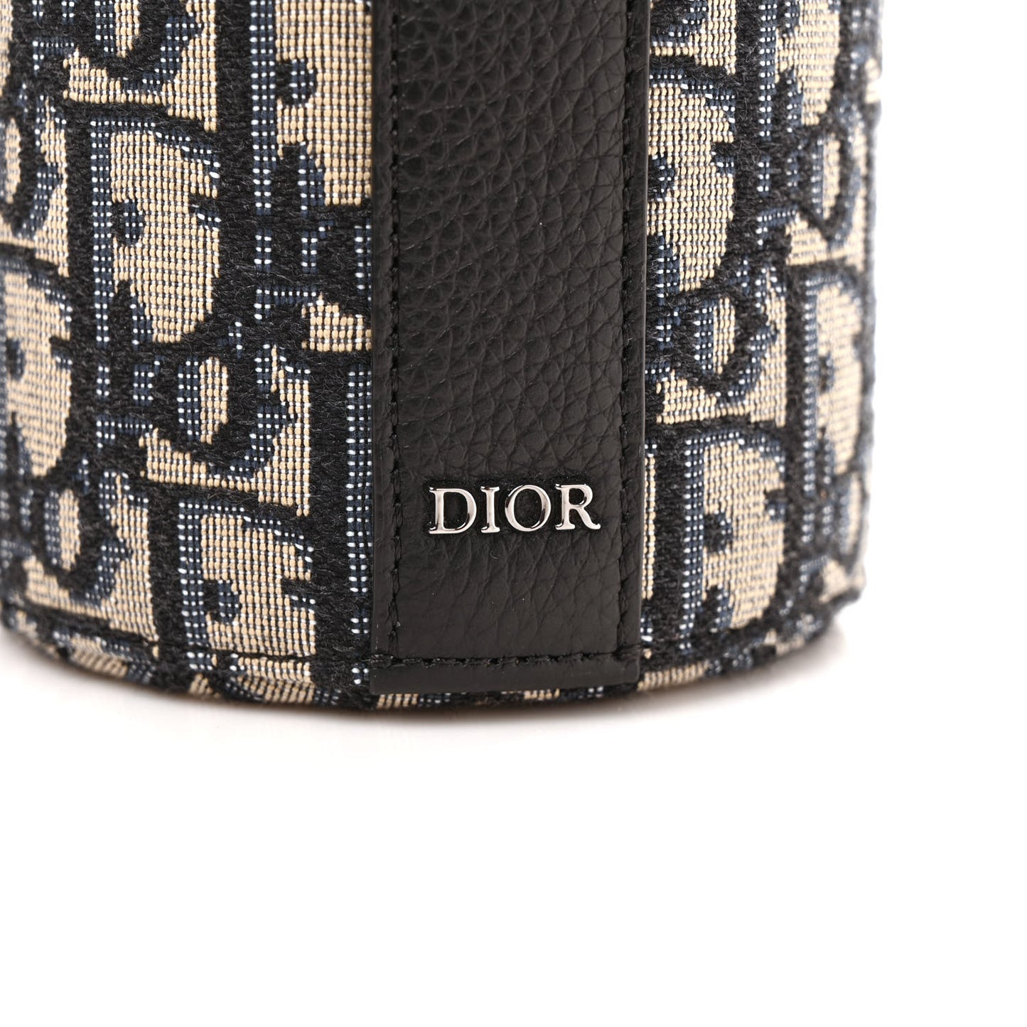 Oblique Vertical Roller Messenger Bag Blue