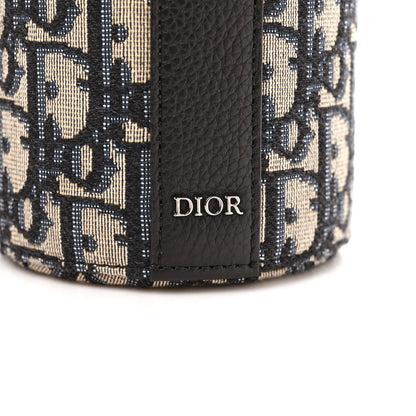 Christian Dior Oblique Vertical Roller Messenger Bag Blue 6 of 9