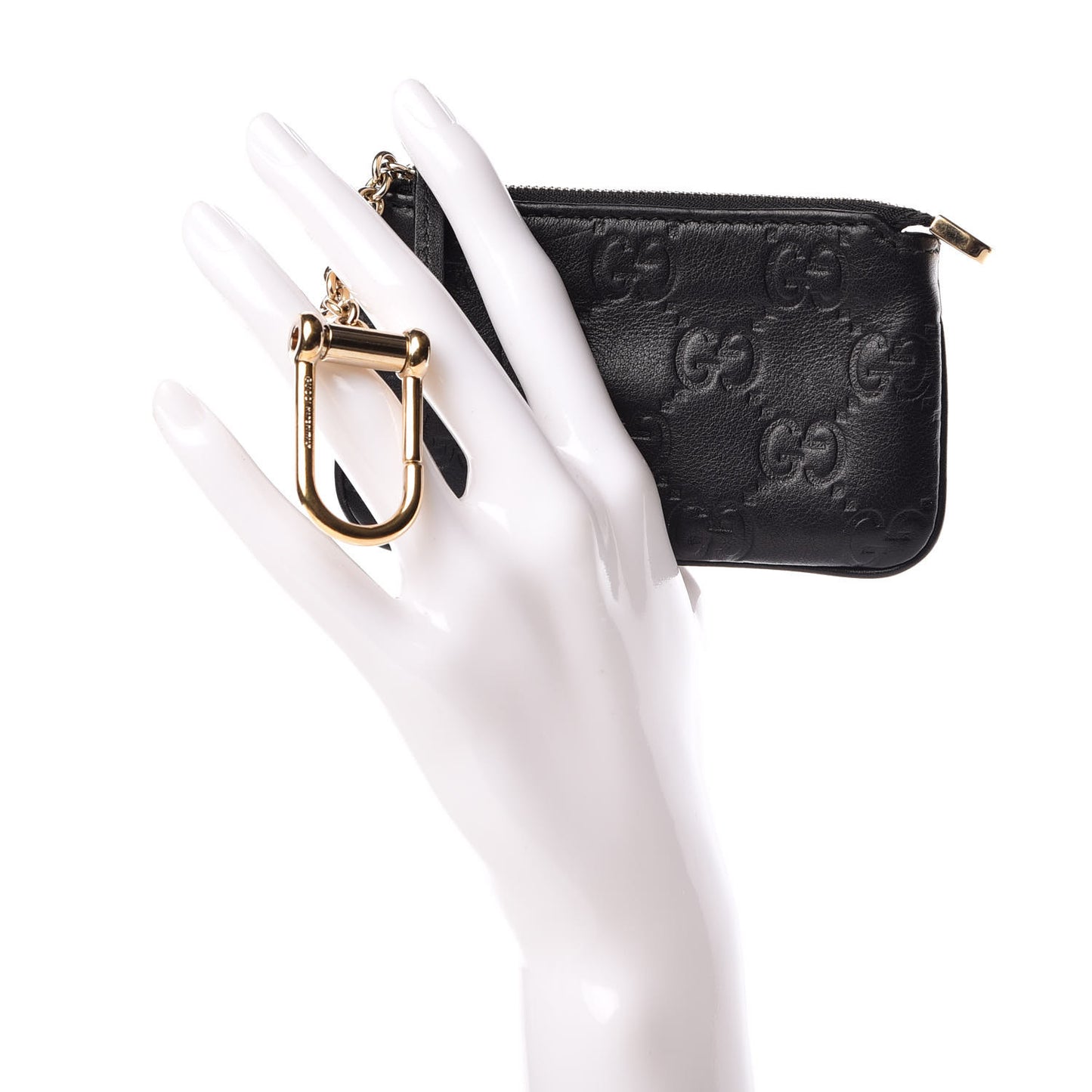 Guccissima Key Case Black