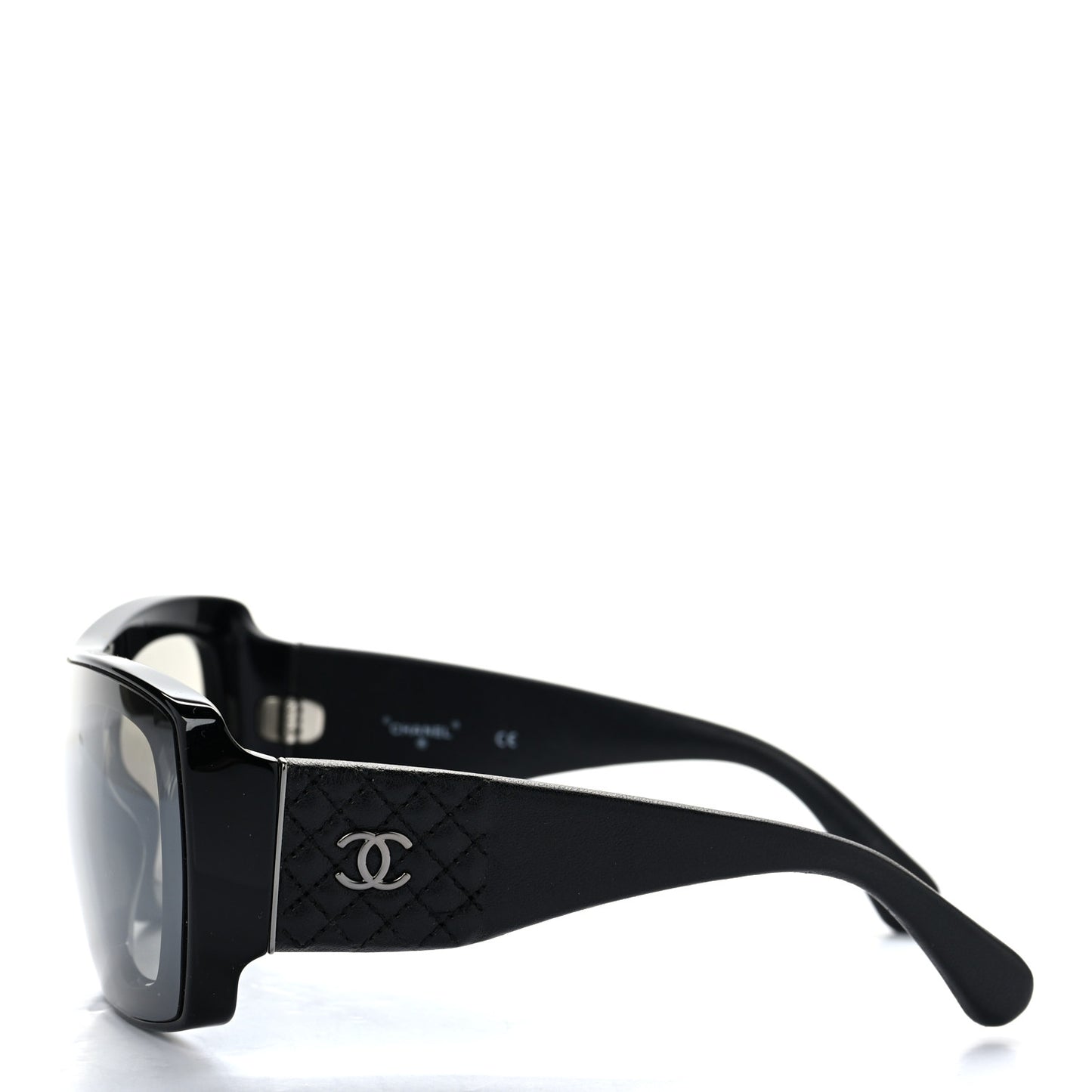 Lambskin Shield Quilted Sunglasses 71267 Black