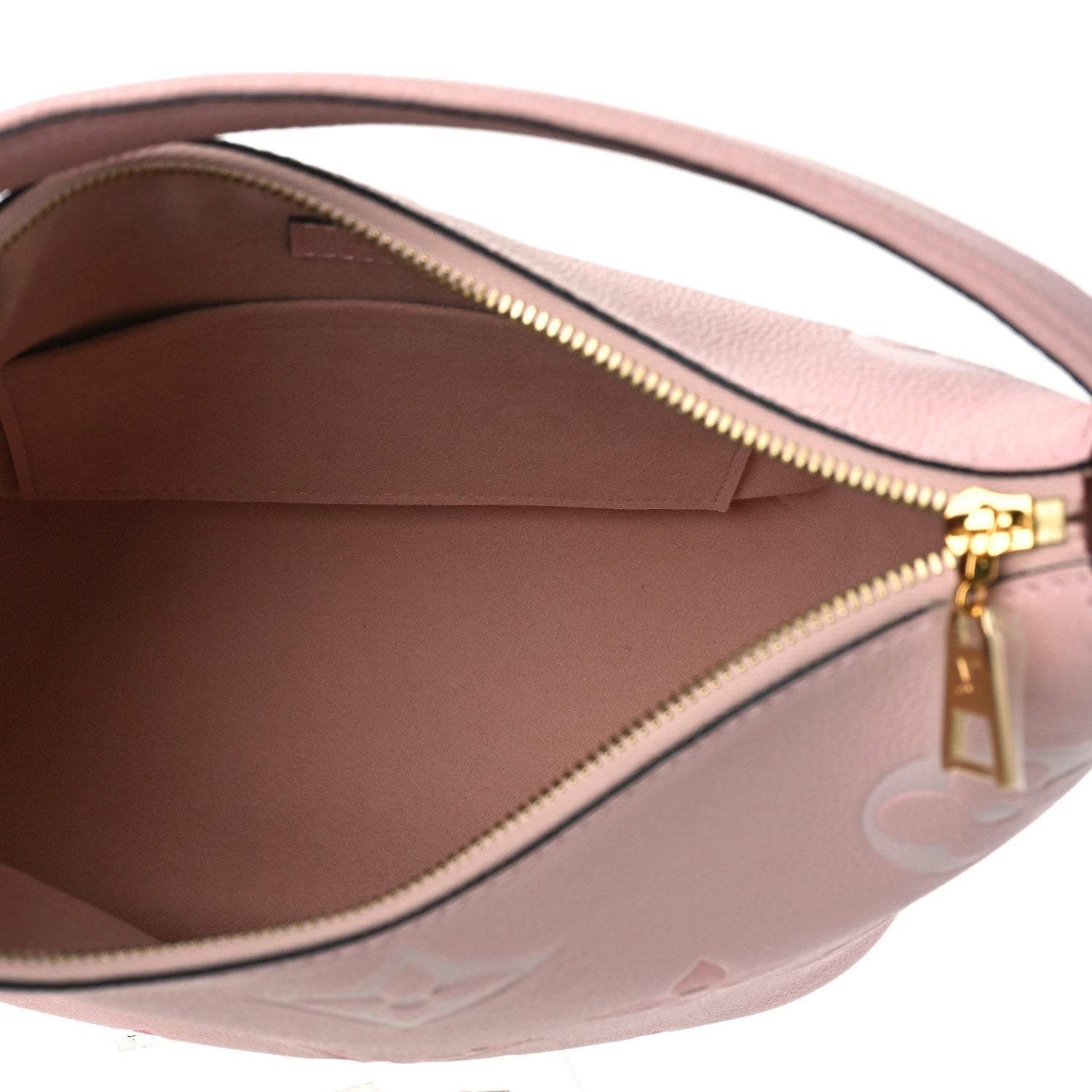 Louis Vuitton Empreinte Monogram Giant By The Pool Marshmallow Hobo PM Bouton De Rose 5 of 8