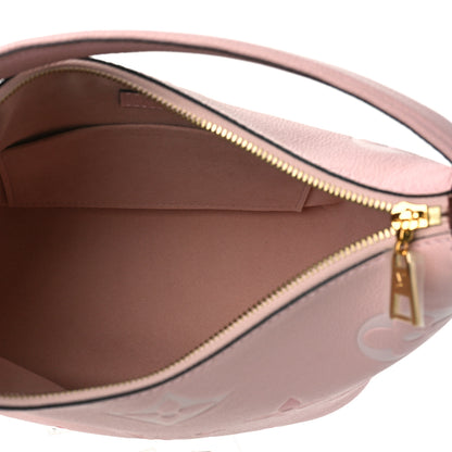 Louis Vuitton Empreinte Monogram Giant By The Pool Marshmallow Hobo PM Bouton De Rose 5 of 8