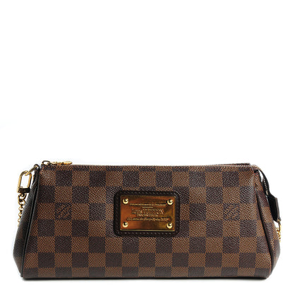 Louis Vuitton Damier Ebene Eva Clutch 1 of 8