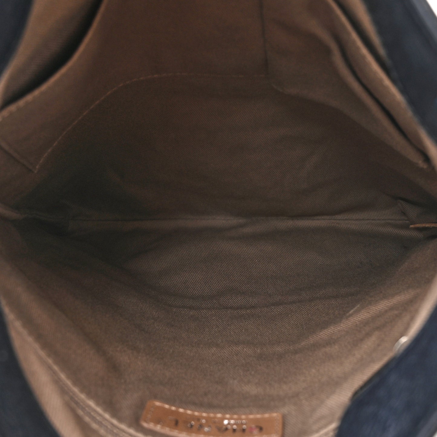 Calfskin Oser Sans Poser Messenger Dark Navy