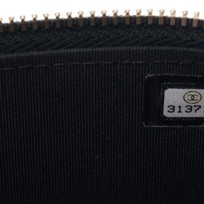 Chanel Lambskin Quilted Top Handle Mini Vanity Case With Chain Black 6 of 10