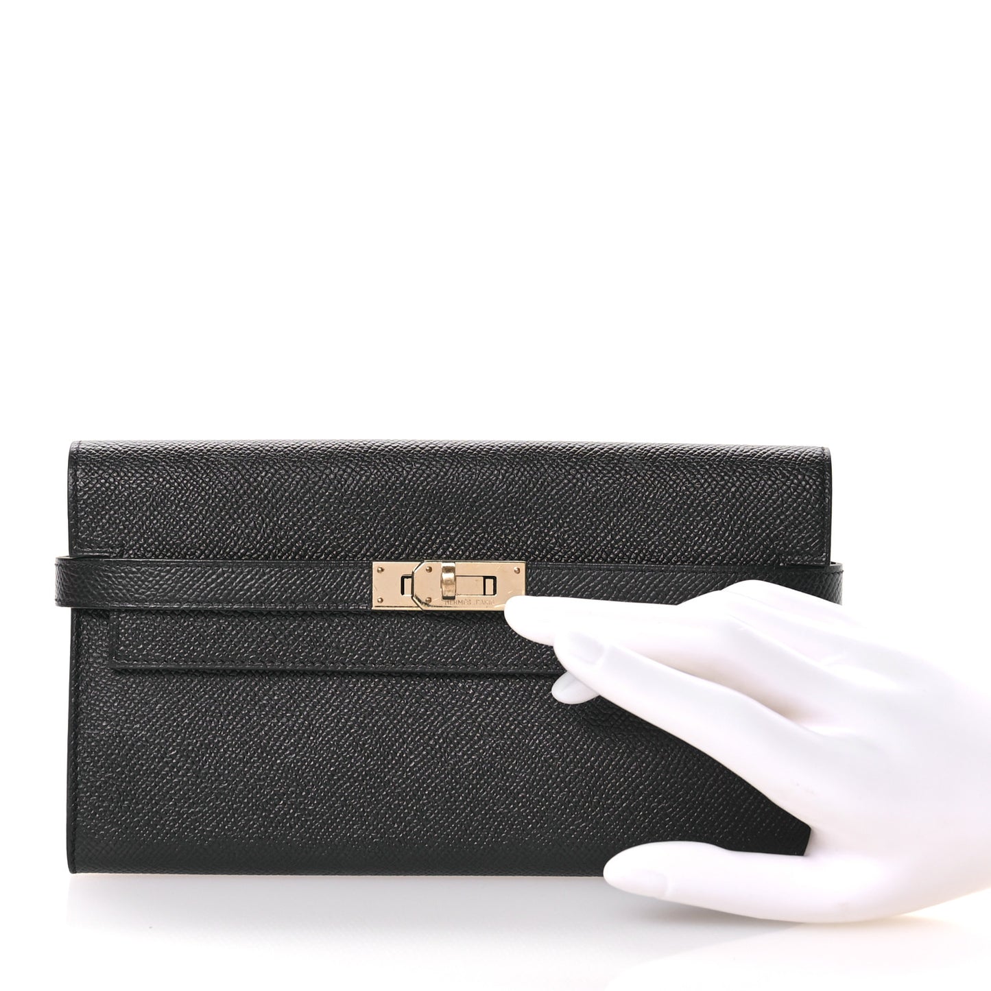 Epsom Kelly Longue Wallet Black