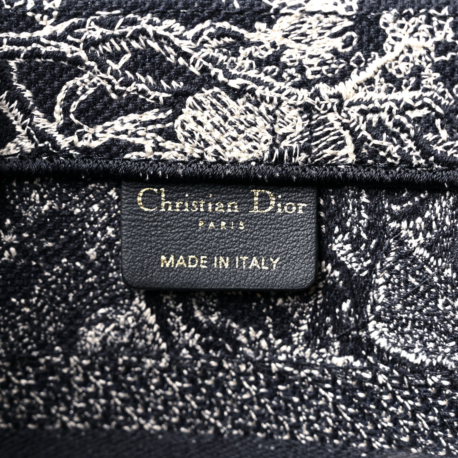 Christian Dior Canvas Embroidered Small Dioriviera Toile De Jouy Book Tote Blue 6 of 9
