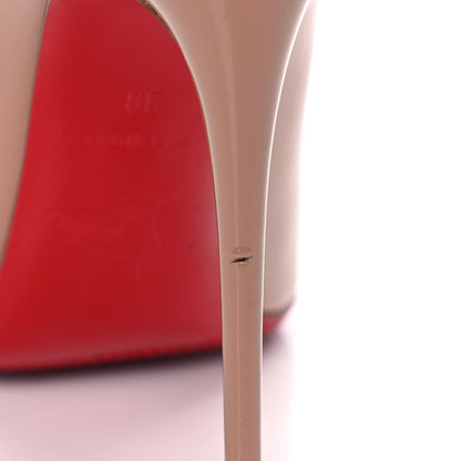 Christian Louboutin Patent So Kate 120 Pumps 38 Nude 8 of 13
