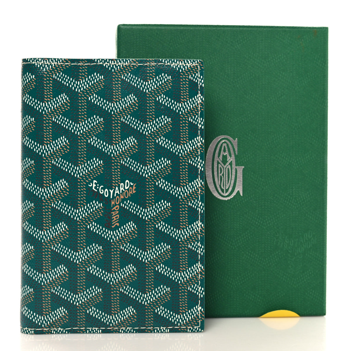 Goyard Goyardine Grenelle Passport Wallet Green 7 of 7