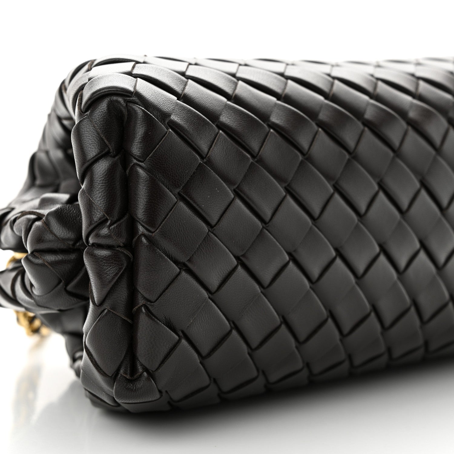 Bottega Veneta Nappa Intrecciato Teen The Lauren 1980 Clutch With Chain Fondant 9 of 11