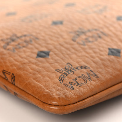 MCM Visetos Original Medium Pouch Cognac 7 of 8
