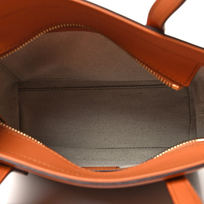MCM Visetos Nappa Mini Toni Top Zip Shopper Tote Cognac 5 of 11