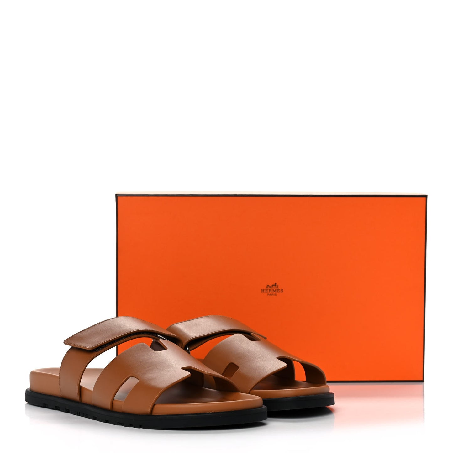 Calfskin Mens Chypre Sandals 43 Gold