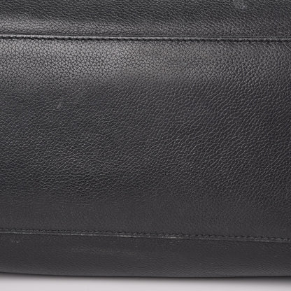 Chanel Calfskin Tall Cerf Tote Black 21 of 23