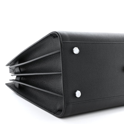 Saint Laurent Grained Calfskin Small Sac De Jour Black 9 of 10