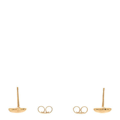 Louis Vuitton Metal LV Heart Earrings Gold 3 of 5