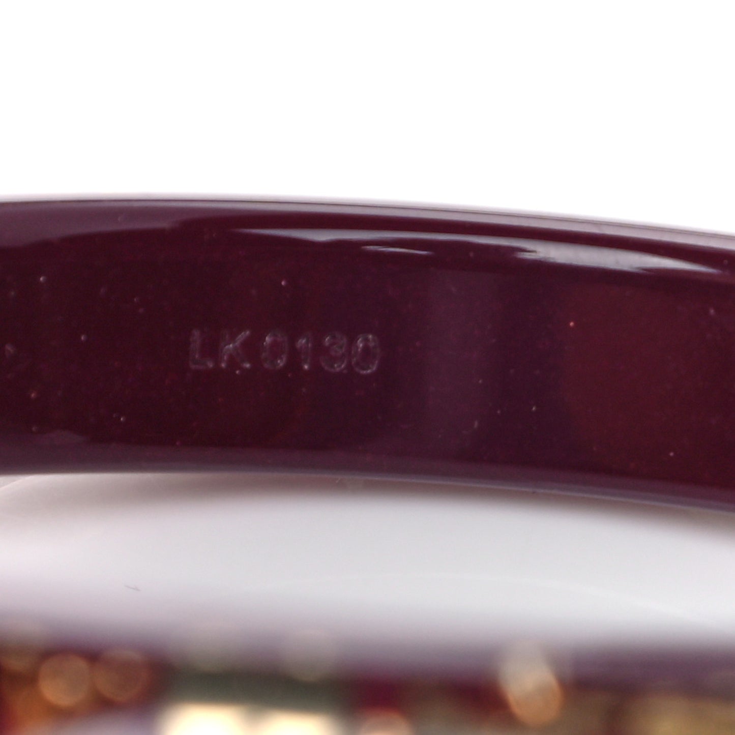Resin Swarovski Medium Inclusion Bracelet PM Praline