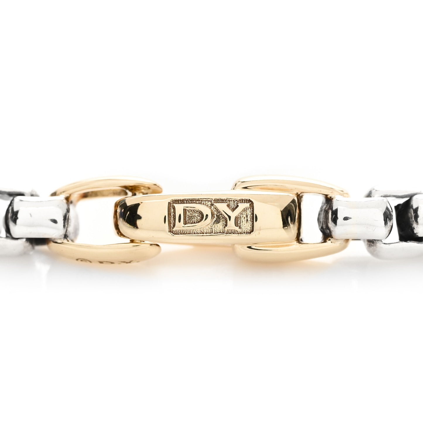 Sterling Silver 14K Yellow Gold 4mm Bel Aire Chain Bracelet