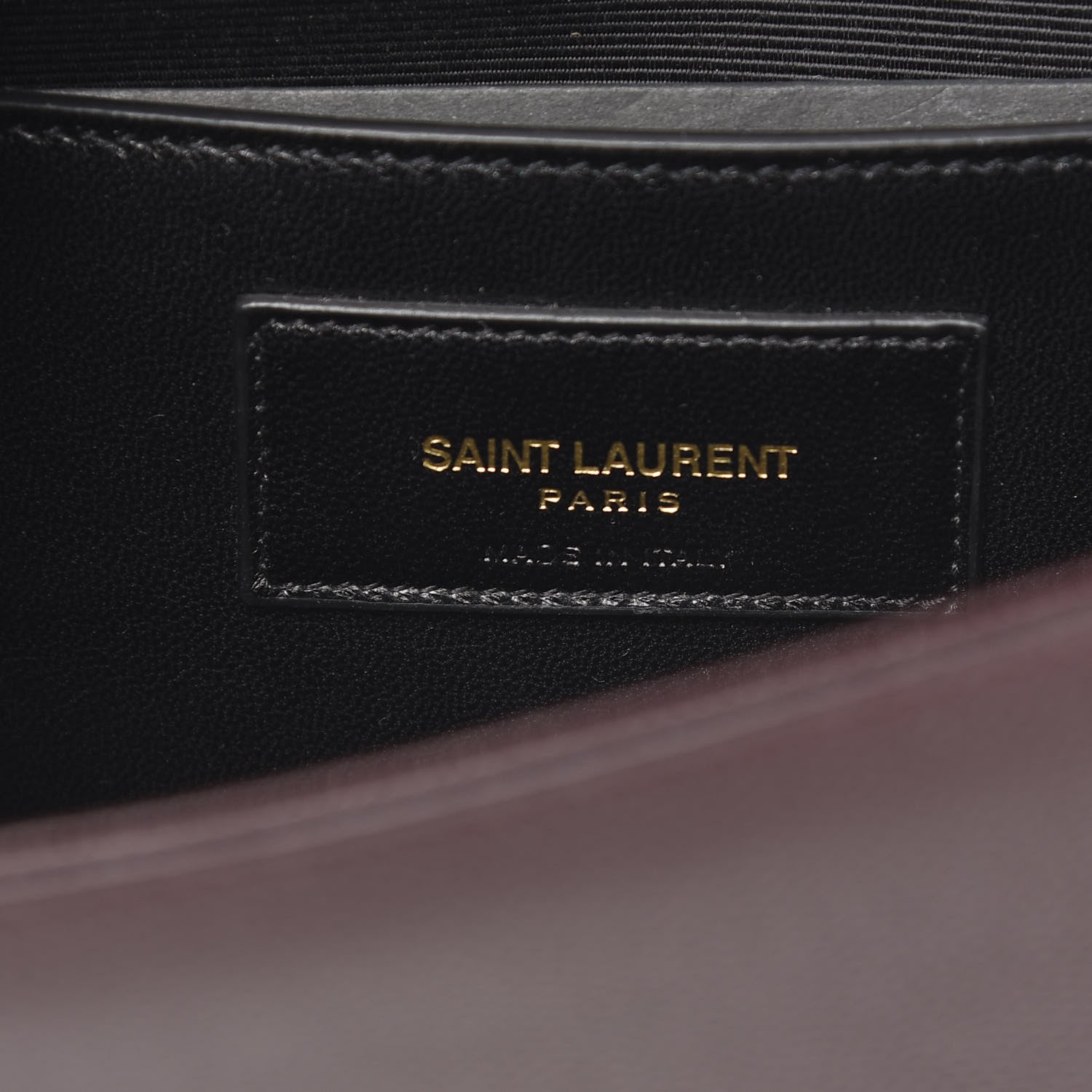 Saint Laurent Grain De Poudre Classic Monogram Cassandre Clutch Amaranto 7 of 9