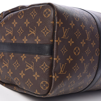 Louis Vuitton Monogram Macassar Keepall Bandouliere 45 9 of 11