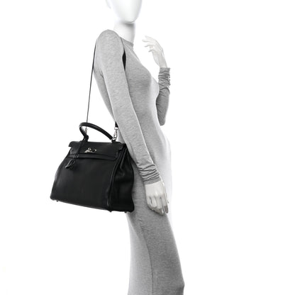 Hermes Togo Kelly Retourne 35 Black 2 of 11