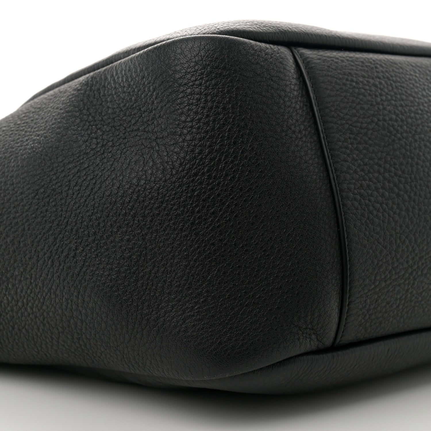 Saint Laurent Grained Deerskin Bea Tote Black 8 of 11