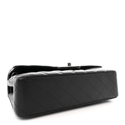 Chanel Lambskin Quilted Medium Double Flap So Black 5 of 11