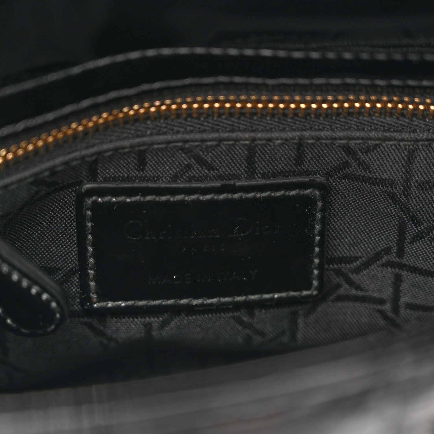 Christian Dior Patent Cannage Mini Lady Dior Black 6 of 13