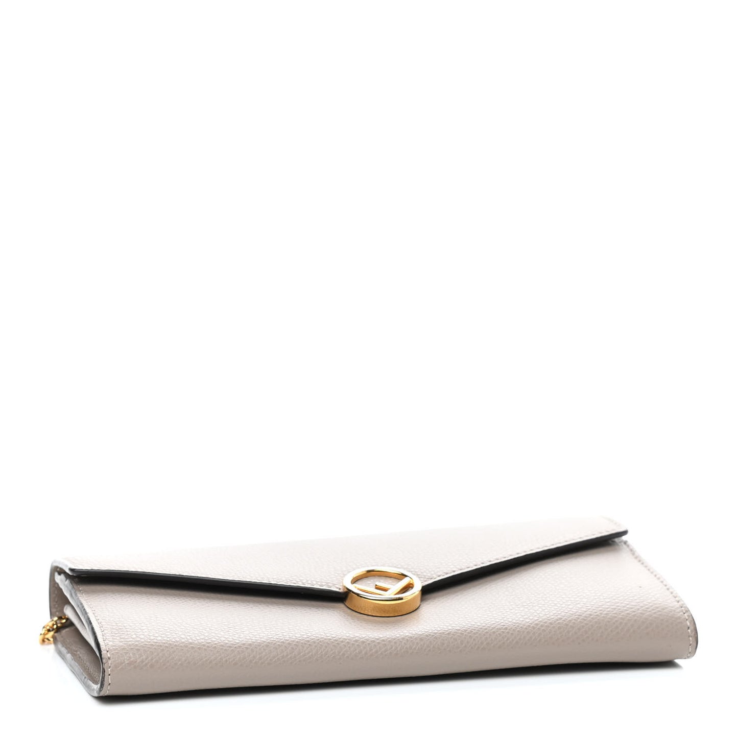 Vitello Cruise F is Fendi Continental Envelope Wallet on Chain Tortora