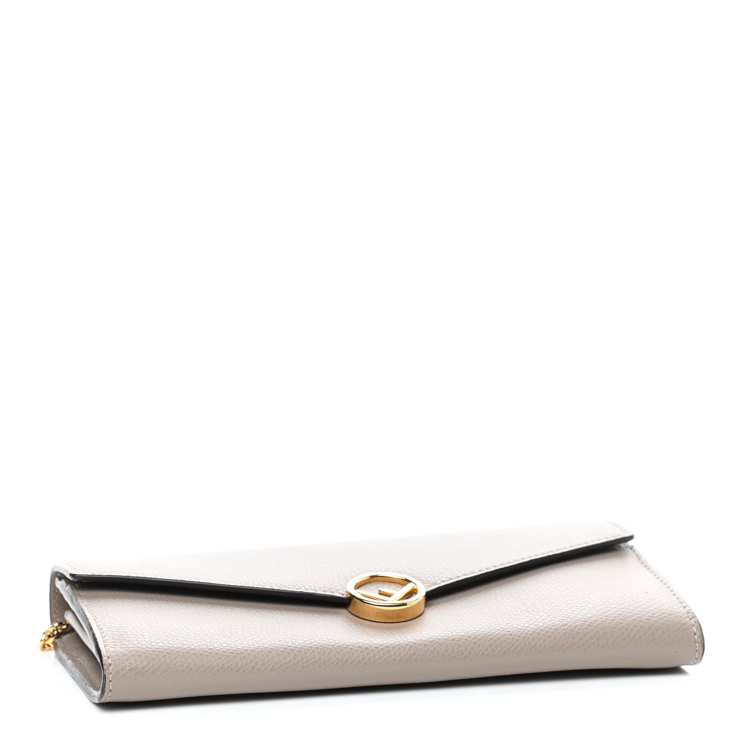 Fendi Vitello Cruise F is Fendi Continental Envelope Wallet on Chain Tortora 4 of 9