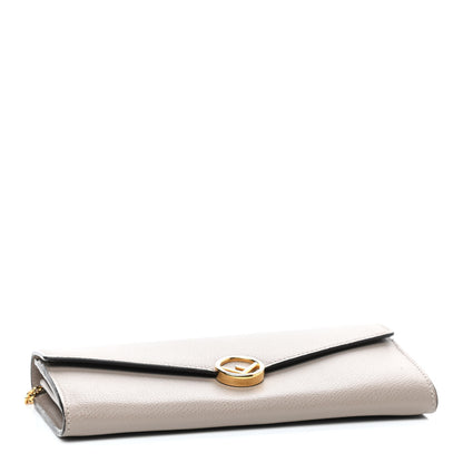 Fendi Vitello Cruise F is Fendi Continental Envelope Wallet on Chain Tortora 4 of 9