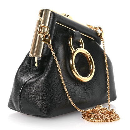 Fendi Shiny Nappa Nano Fendi First Bag Charm Black 3 of 10